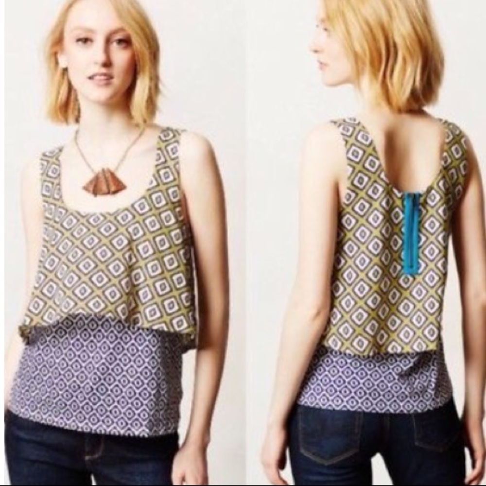 ✨M E A D O W  R U E ✨Tiered Layered Tank✨